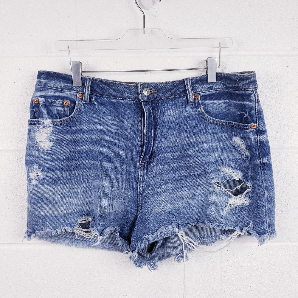 House Of Harlow 1960 Women's Size 31 Cut Off Jean Shorts Distressed Raw Hem